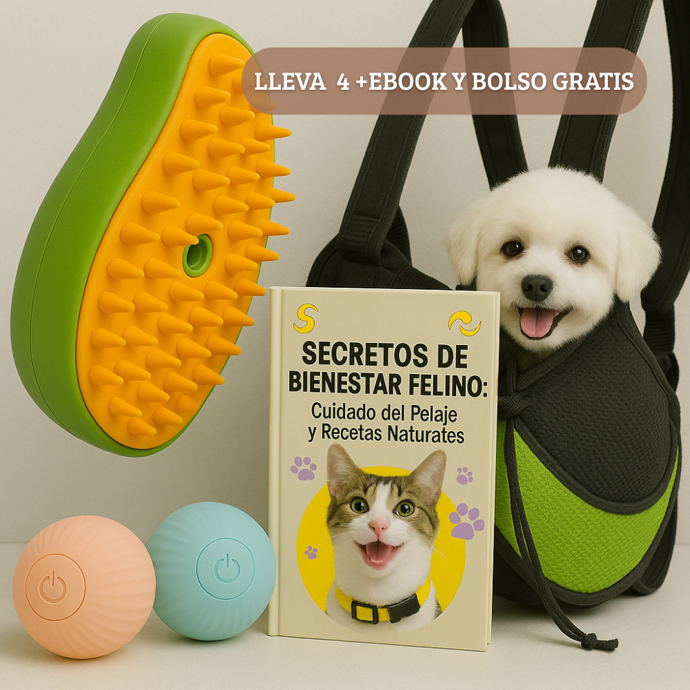 SpaPet™ + Pelota Inteligente – El Kit Que Tu Gato Amará